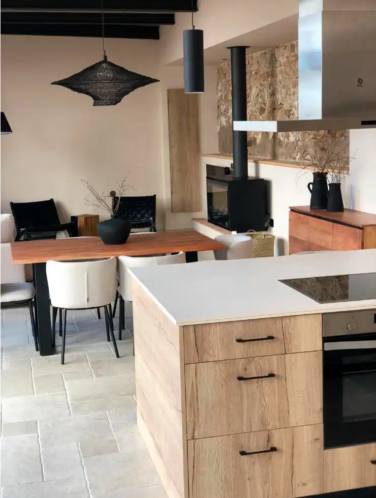 Cuina de Finca rústica en venda en Santa Cristina d'Aro amb Aire condicionat, Calefacció i Jardí privat