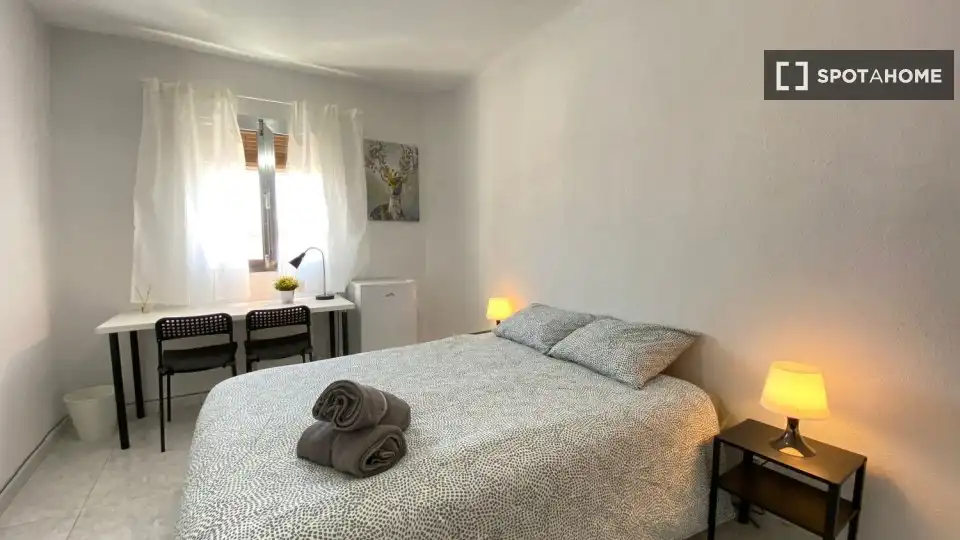 Habitación de Piso de alquiler en Madrid con Aire acondicionado, Calefacción y Amueblado