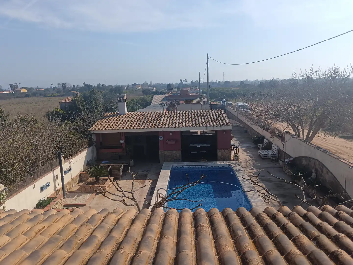 Swimming pool of Houses for sale in Castellón de la Plana / Castelló de la Plana  with Air Conditioner, Heating and Private garden