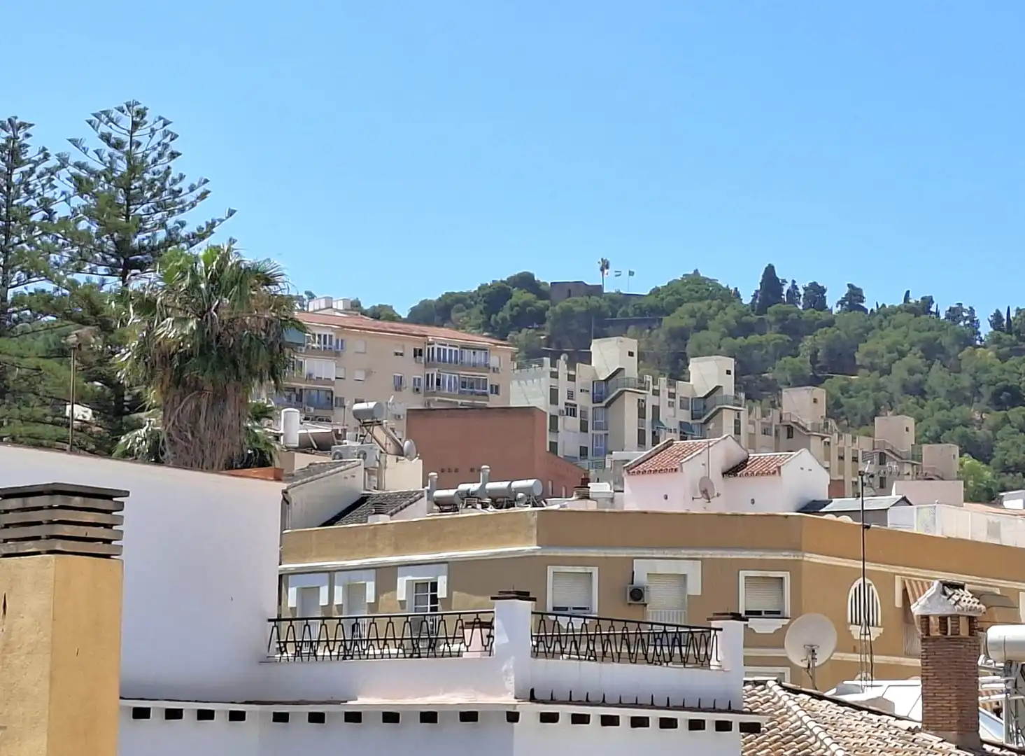 Vista exterior de Pis de lloguer en Málaga amb Aire condicionat, Moblat i Forn