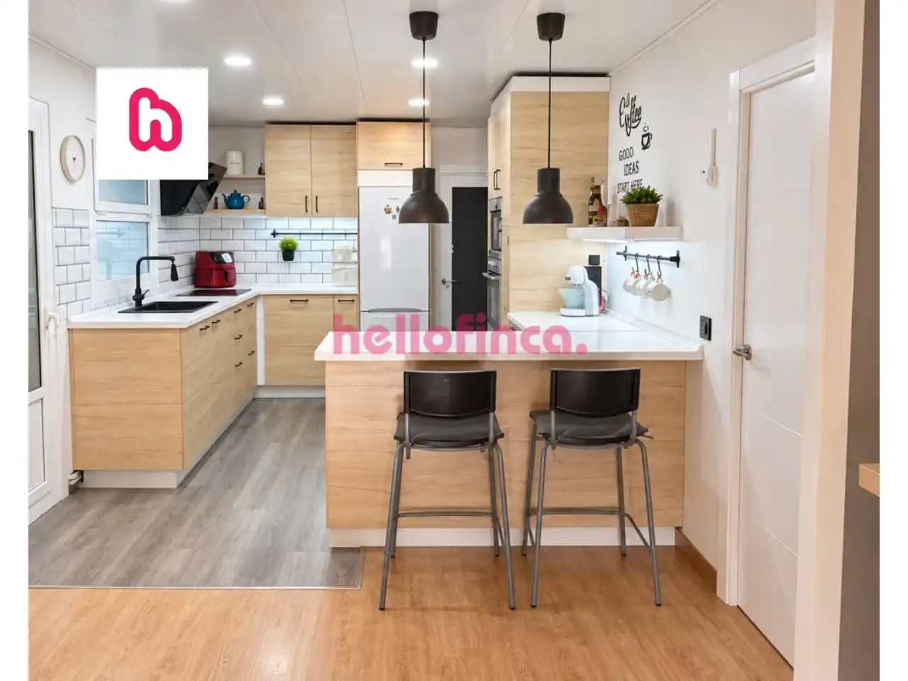Kitchen of Flat for sale in Terrassa  with Air Conditioner, Heating and Parquet flooring