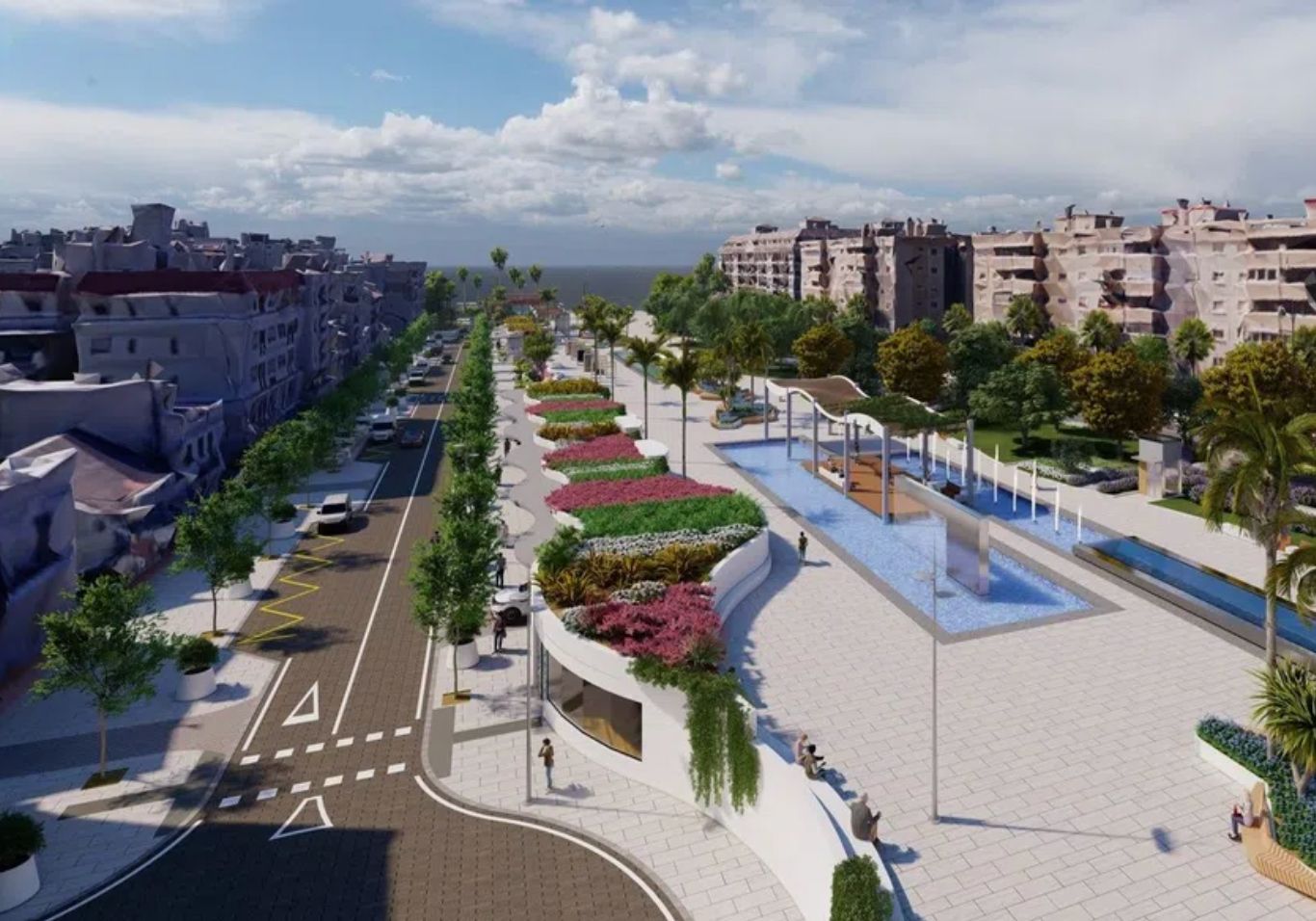 Vista exterior de Àtic en venda en Estepona amb Aire condicionat, Terrassa i Moblat