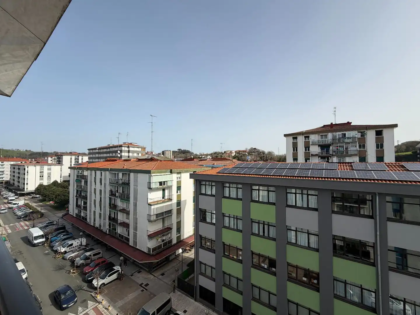 Vista exterior de Pis en venda en Lasarte-Oria amb Calefacció, Parquet i Terrassa
