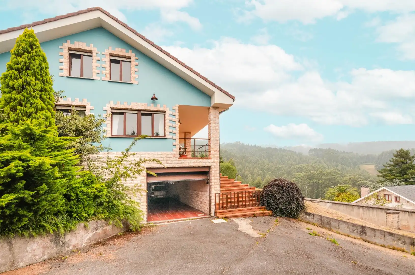 Vista exterior de Casa o chalet en venta en Pravia con Calefacción, Jardín privado y Parquet