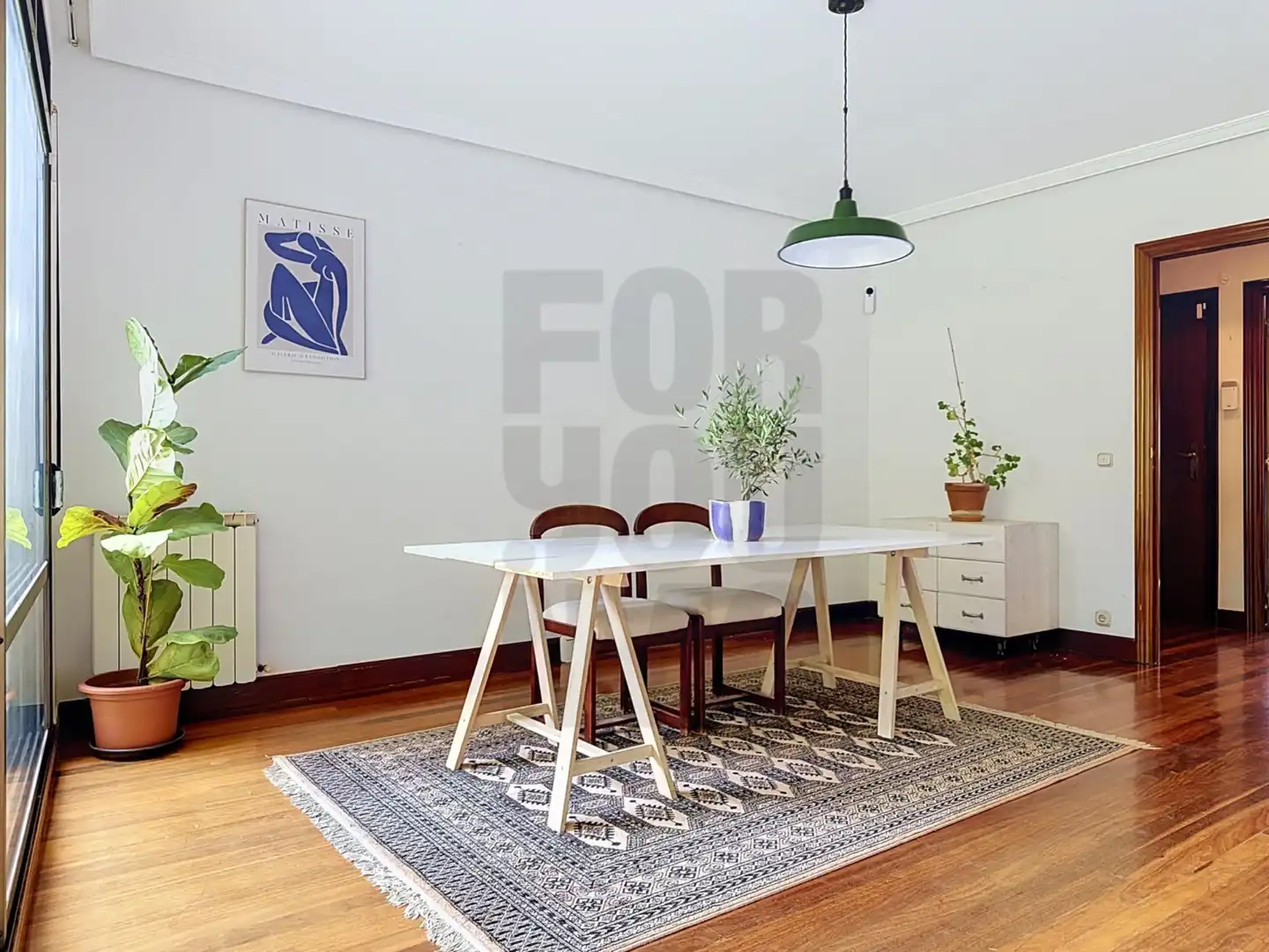 Comedor de Piso en venta en Donostia - San Sebastián  con Calefacción, Jardín privado y Balcón