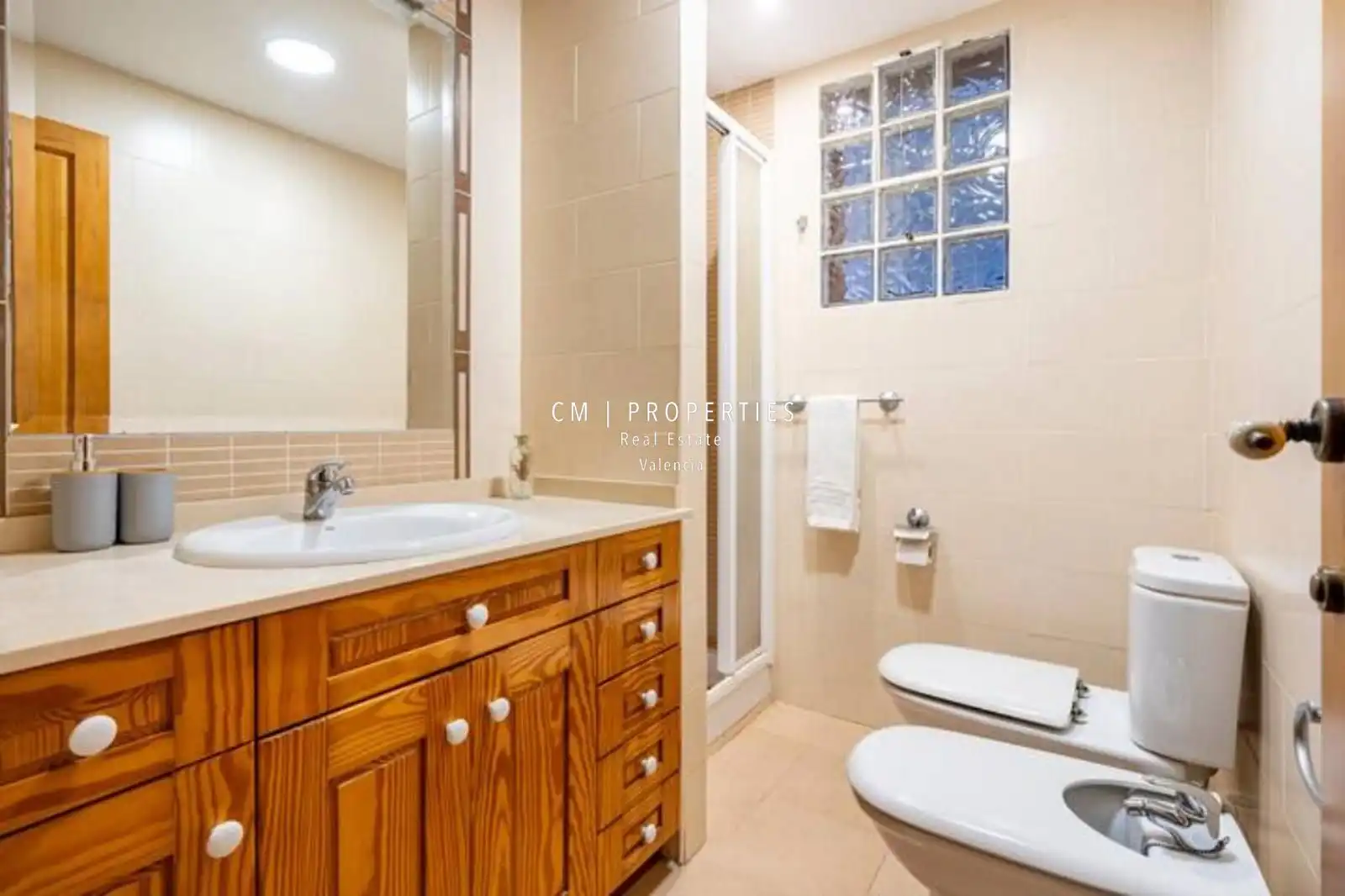 Bathroom of Houses for rent in Riba-roja de Túria  with Air Conditioner, Heating and Terrace