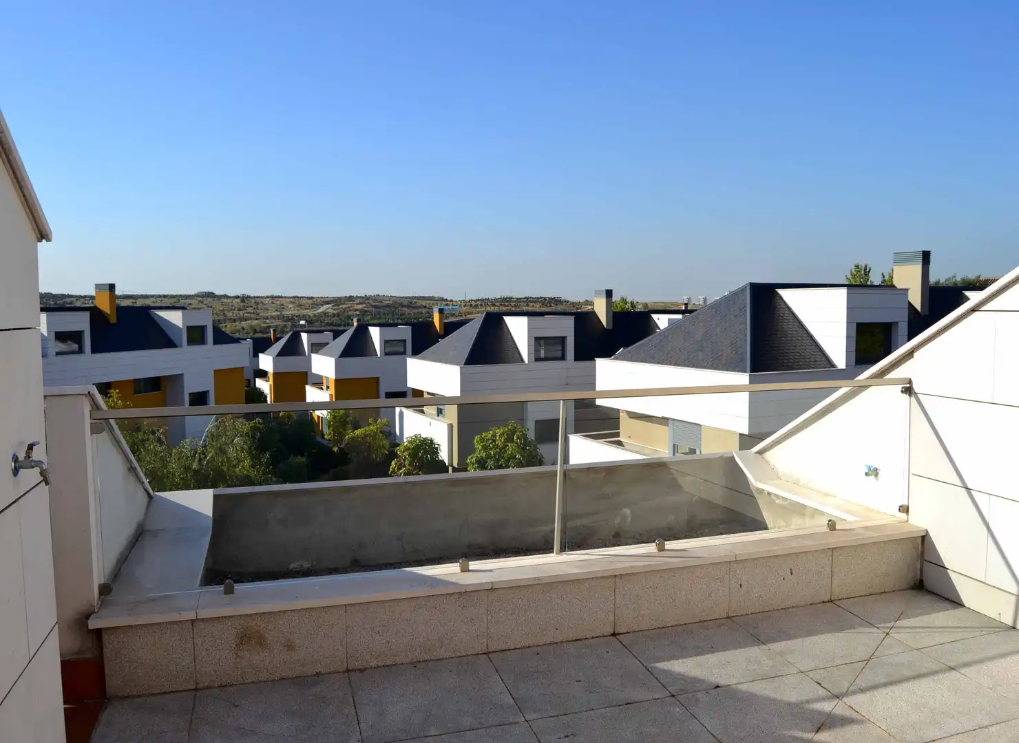 Terrace of Detached homes for rent in La Moraleja  with Air Conditioner, Heating and Private garden
