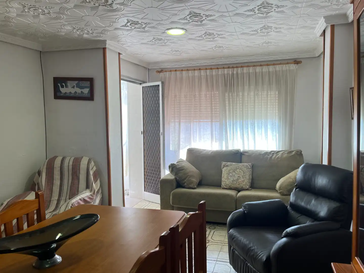Sala de estar de Piso en venta en Sagunto / Sagunt con Amueblado, Horno y Lavadora