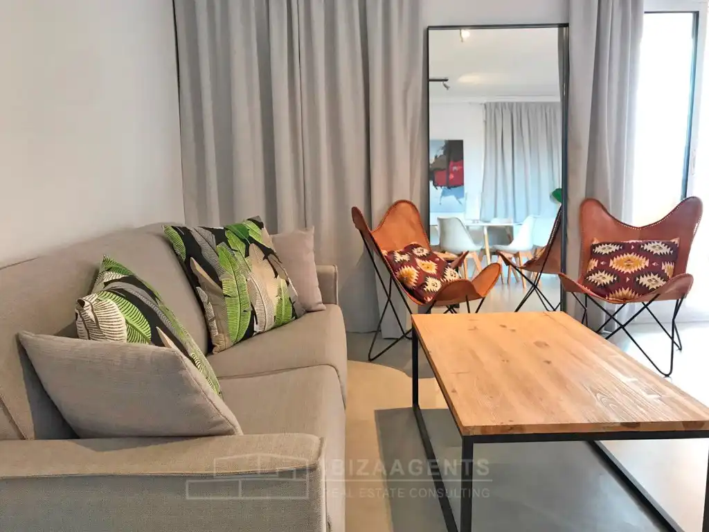 Living room of Apartments for rent in Eivissa  with Air Conditioner, Terrace and Washing machine