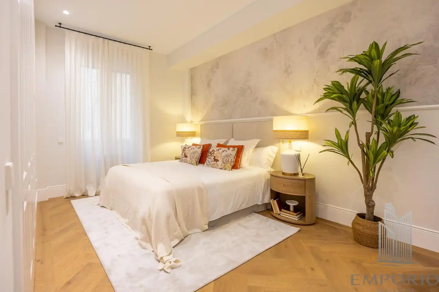 Schlafzimmer von Wohnung zum Verkauf in Madrid mit Klimaanlage, Heizung und Terrasse