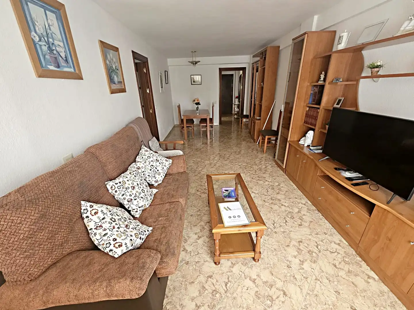Living room of Flat for sale in Málaga  with Furnished