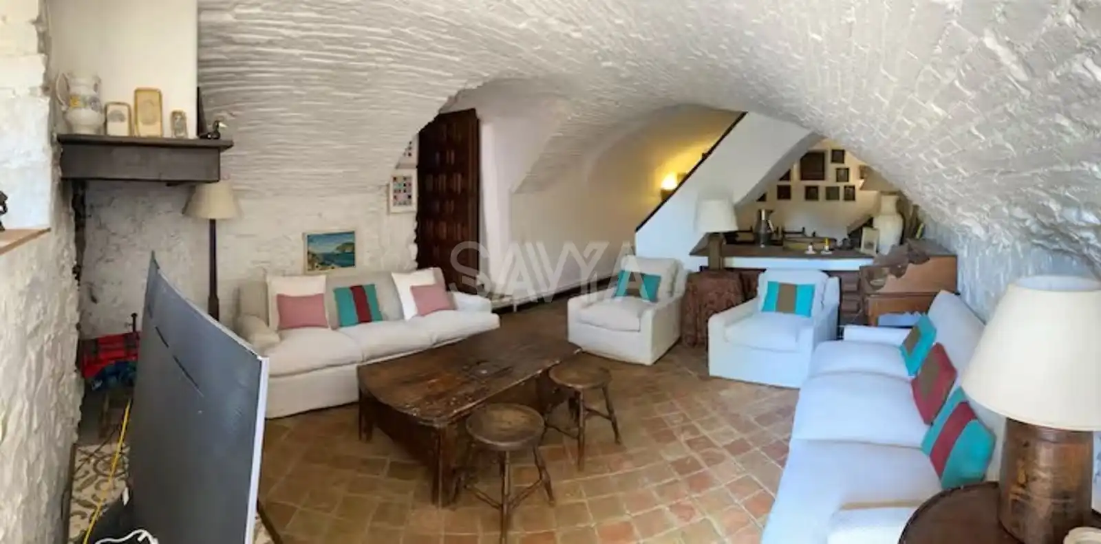 Sala d'estar de Casa o xalet de lloguer en Palafrugell amb Calefacció, Traster i Piscina
