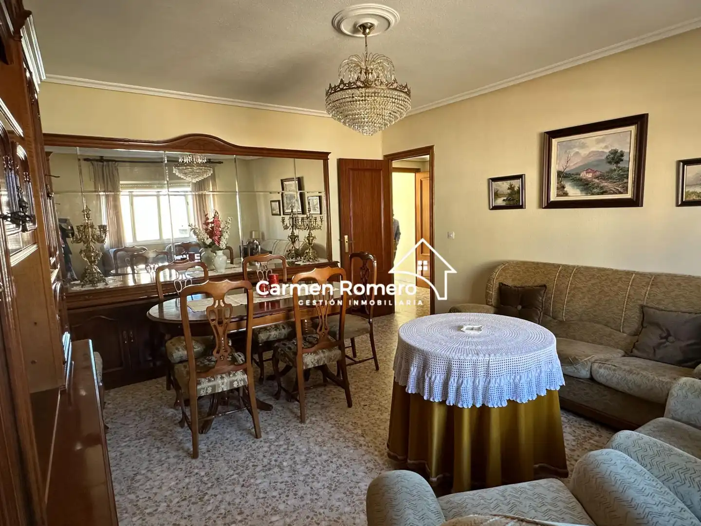 Comedor de Casa o chalet en venta en Encinas de Abajo con Calefacción, Terraza y Amueblado