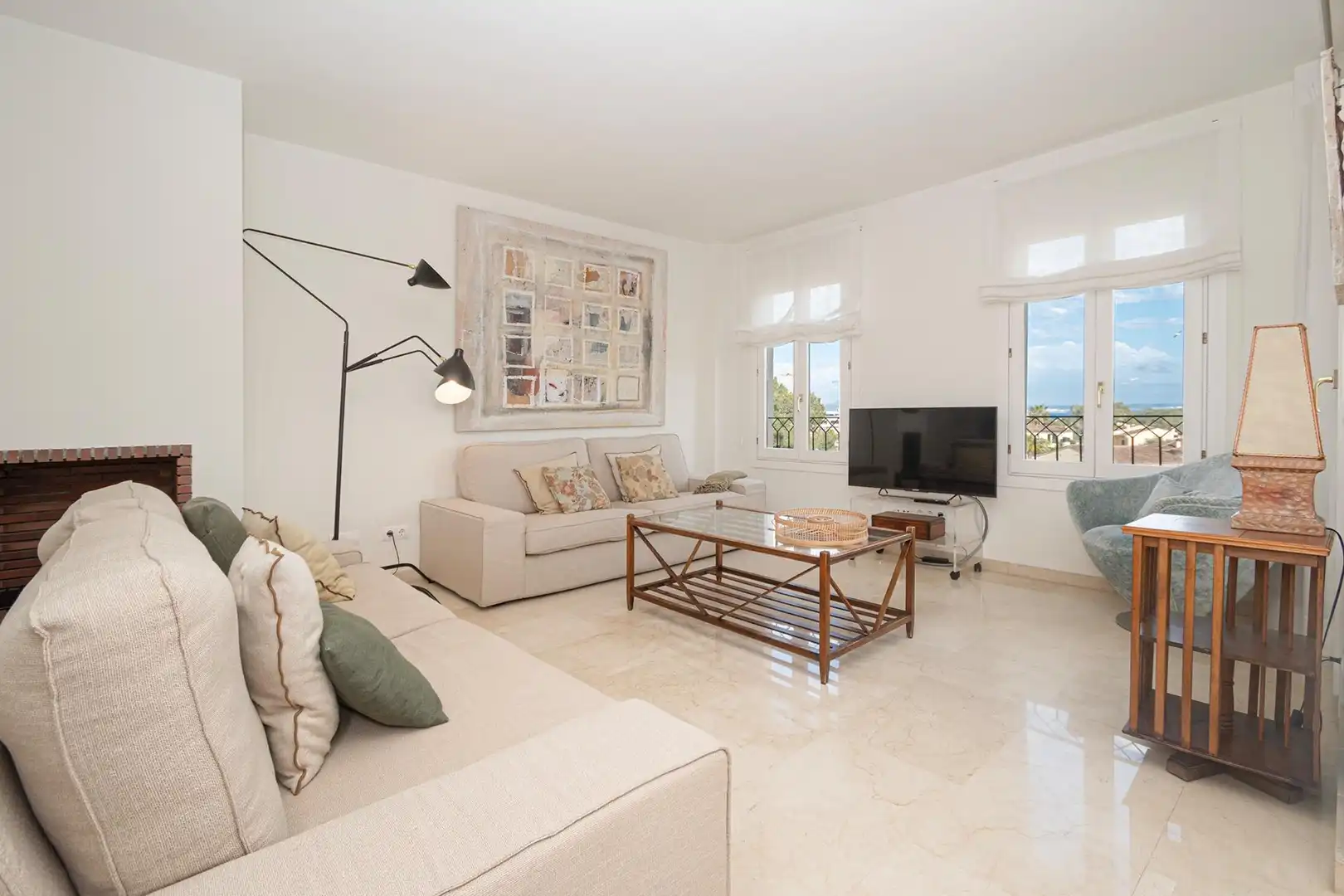 Sala d'estar de Pis de lloguer en  Palma de Mallorca