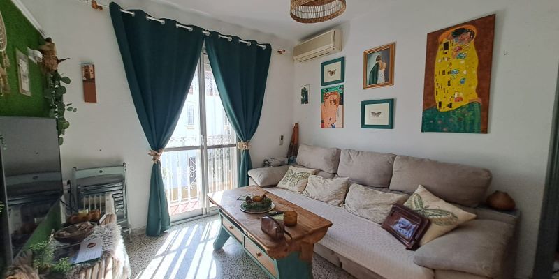 Sala d'estar de Pis en venda en Málaga Capital amb Aire condicionat, Terrassa i Traster