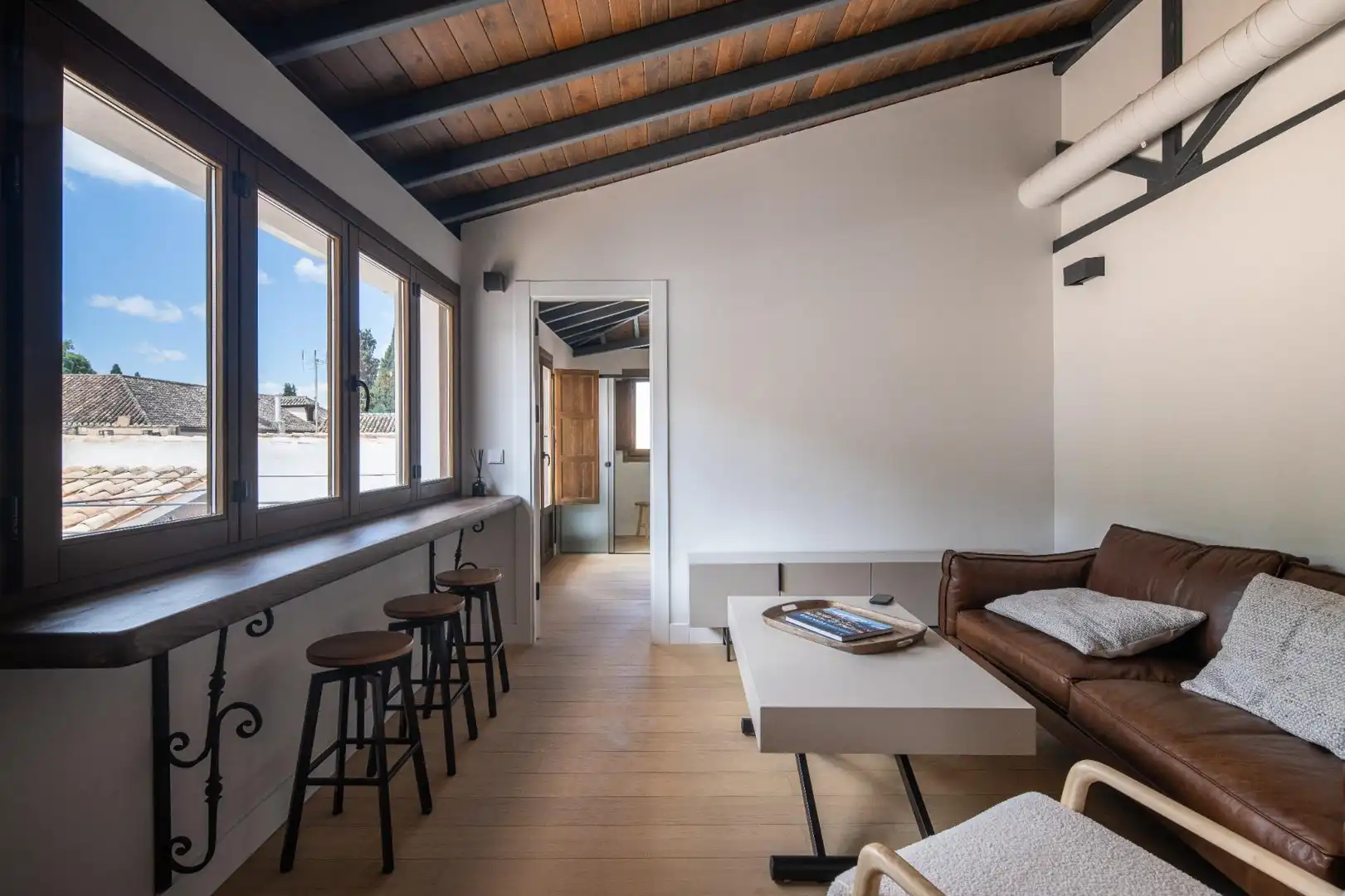 Sala de estar de Ático en venta en Granada
