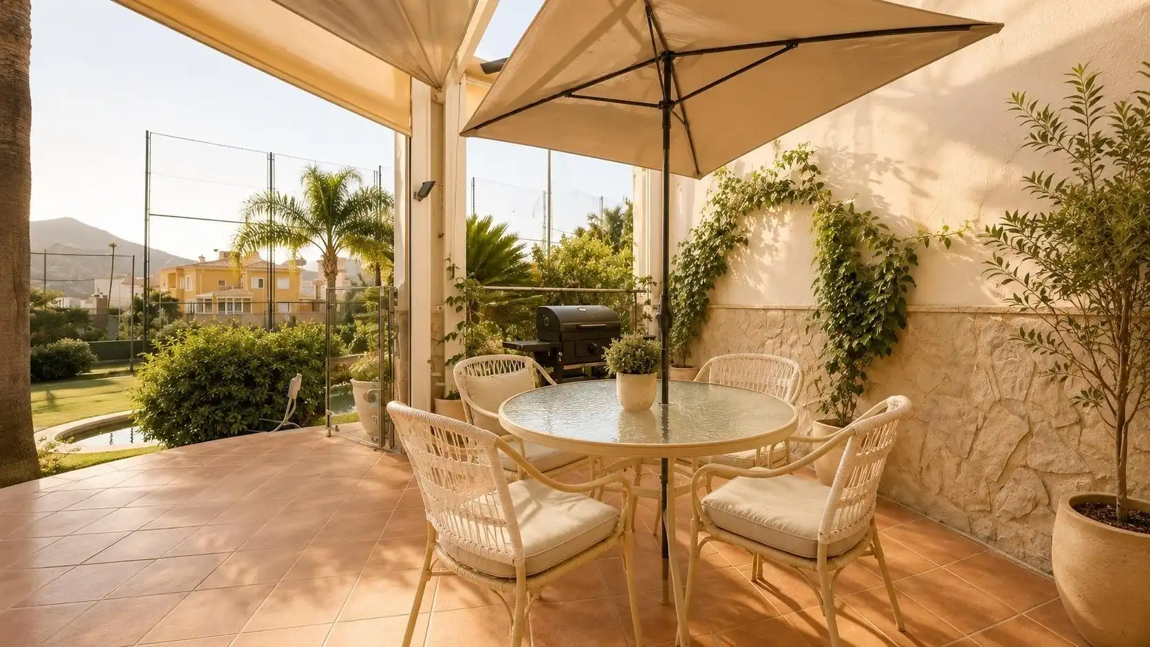 Terraza de Casa o chalet en venta en Vícar con Aire acondicionado, Calefacción y Jardín privado