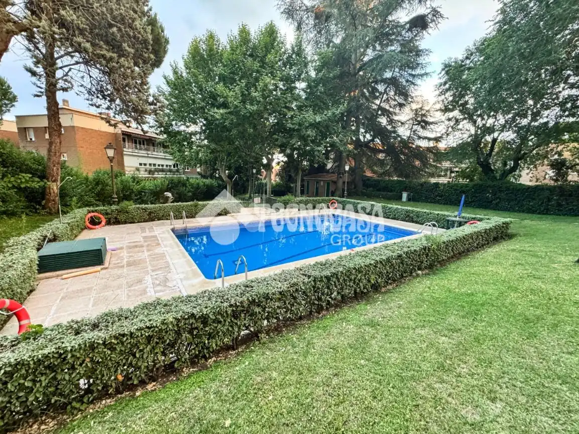 Piscina de Piso en venta en Madrid con Calefacción, Parquet y Terraza