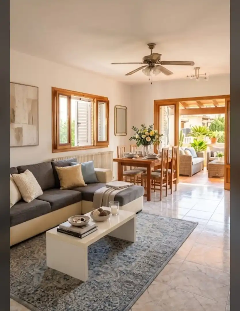 Sala de estar de Casa o chalet en venta en Portocolom