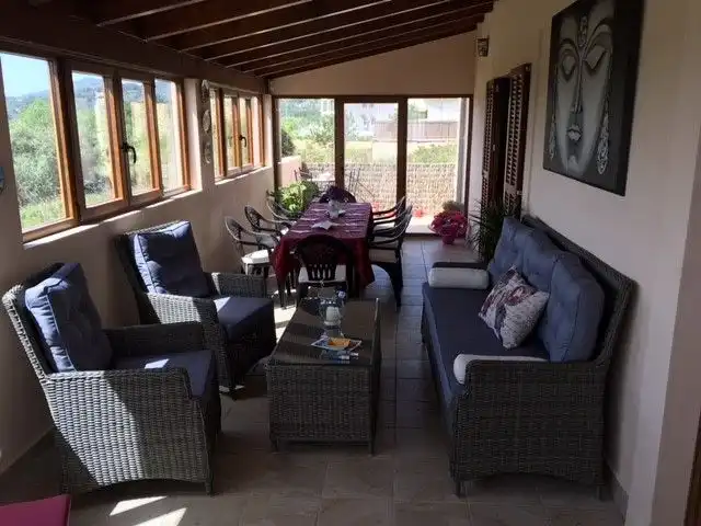 Terraza de Casa o chalet de alquiler en Lloseta con Aire acondicionado, Calefacción y Jardín privado