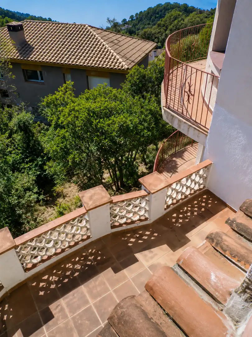 Terrassa de Casa o xalet en venda en Santa Cristina d'Aro amb Calefacció, Jardí privat i Terrassa
