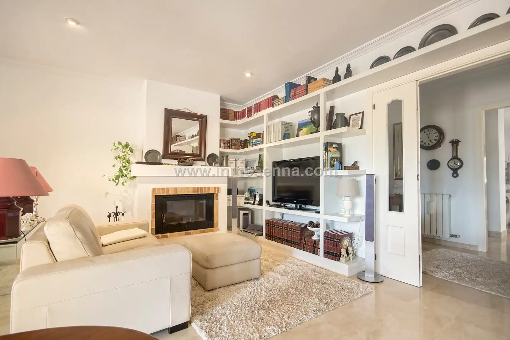 Sala de estar de Casa adosada en venta en Calvià con Terraza y TV