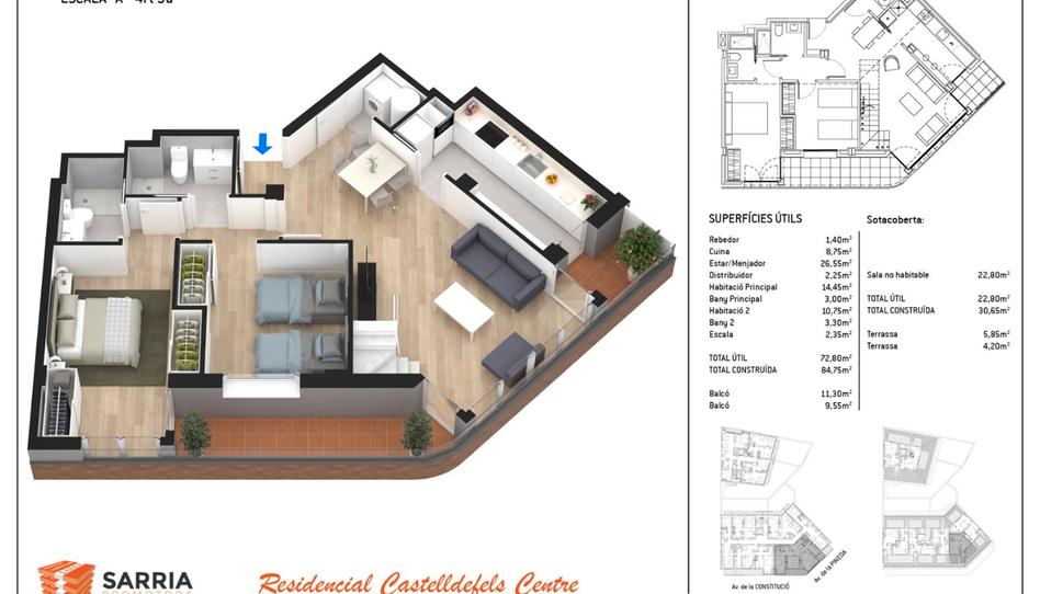 Photo 1 from new construction home in Flat for sale in Avinguda de la Constitució, 149, Centre, Barcelona