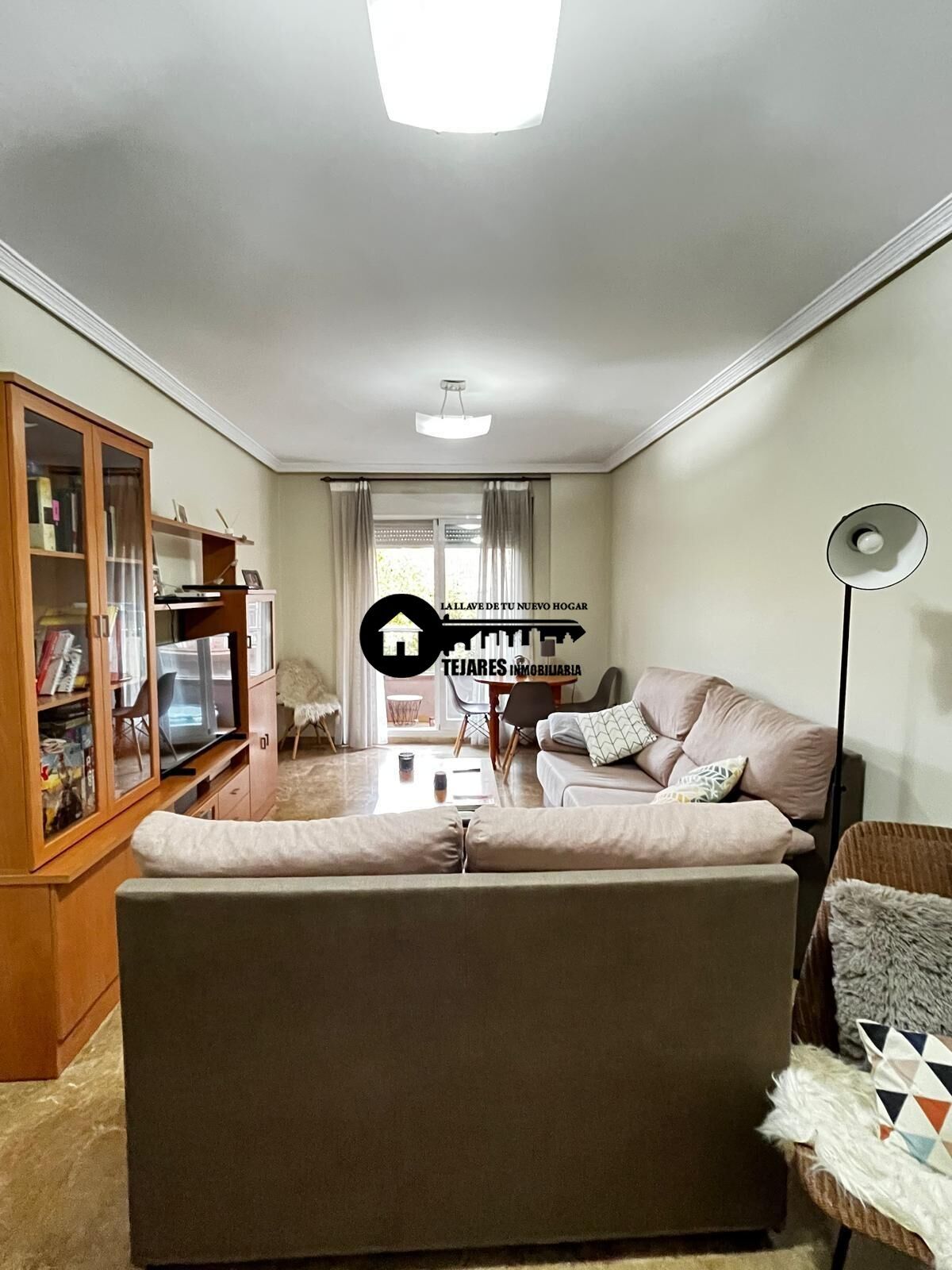 Living room of Flat for sale in  Albacete Capital  with Heating, Storage room and Furnished