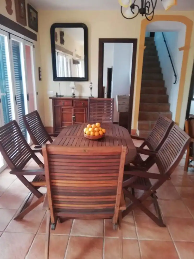 Comedor de Finca rústica en venta en Vélez-Málaga con Jardín privado, Trastero y Piscina