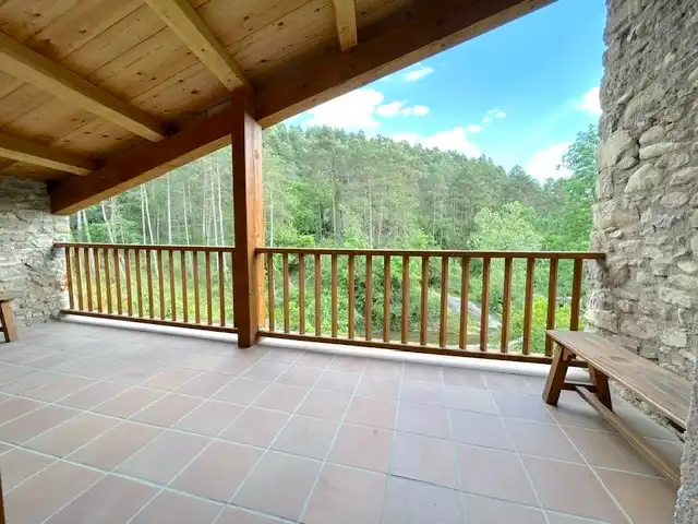 Terrassa de Finca rústica en venda en Borredà amb Calefacció, Jardí privat i Terrassa