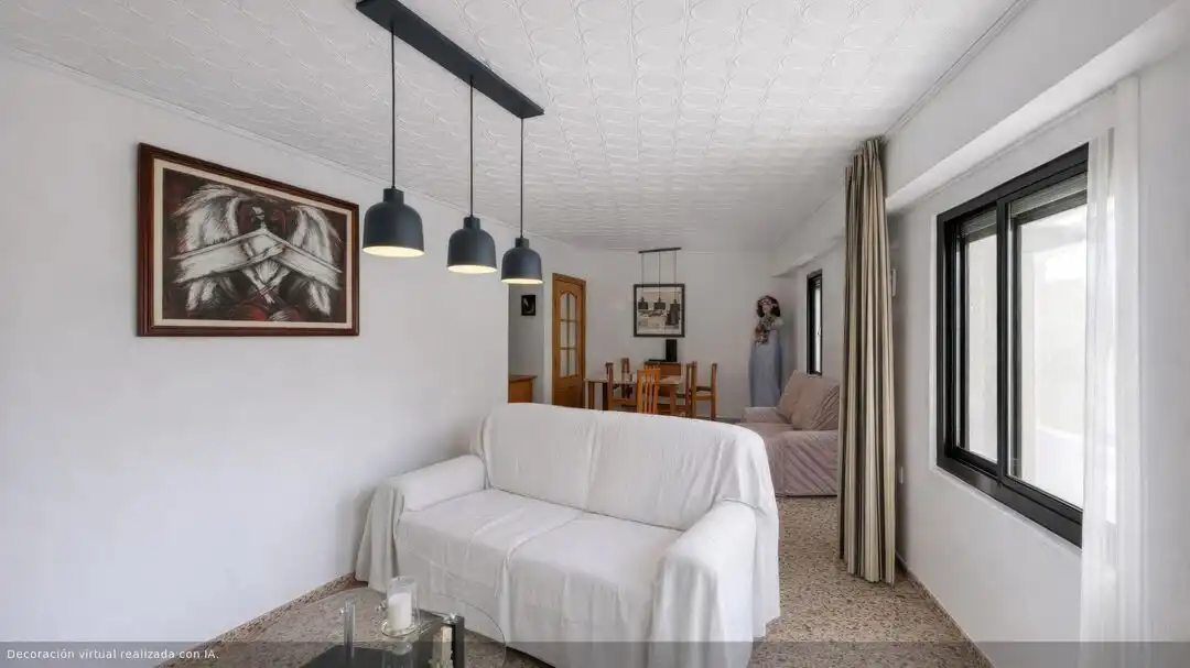 Living room of Flat for sale in Gandia  with Terrace and Storage room