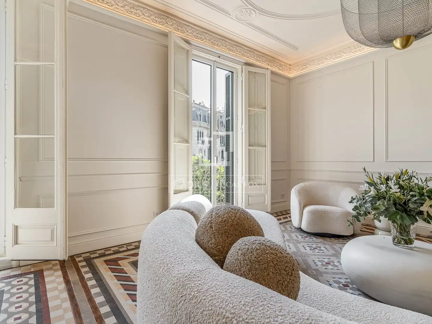 Sala de estar de Piso en venta en Barcelona con Aire acondicionado