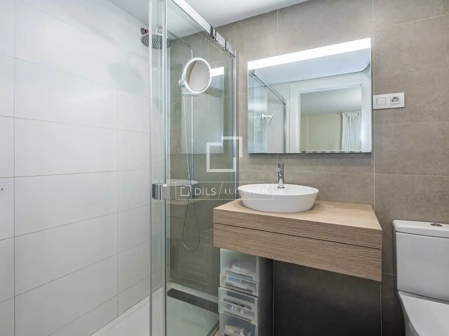 Badezimmer von Wohnung zum Verkauf in Sant Cugat del Vallès mit Klimaanlage, Terrasse und Schwimmbad