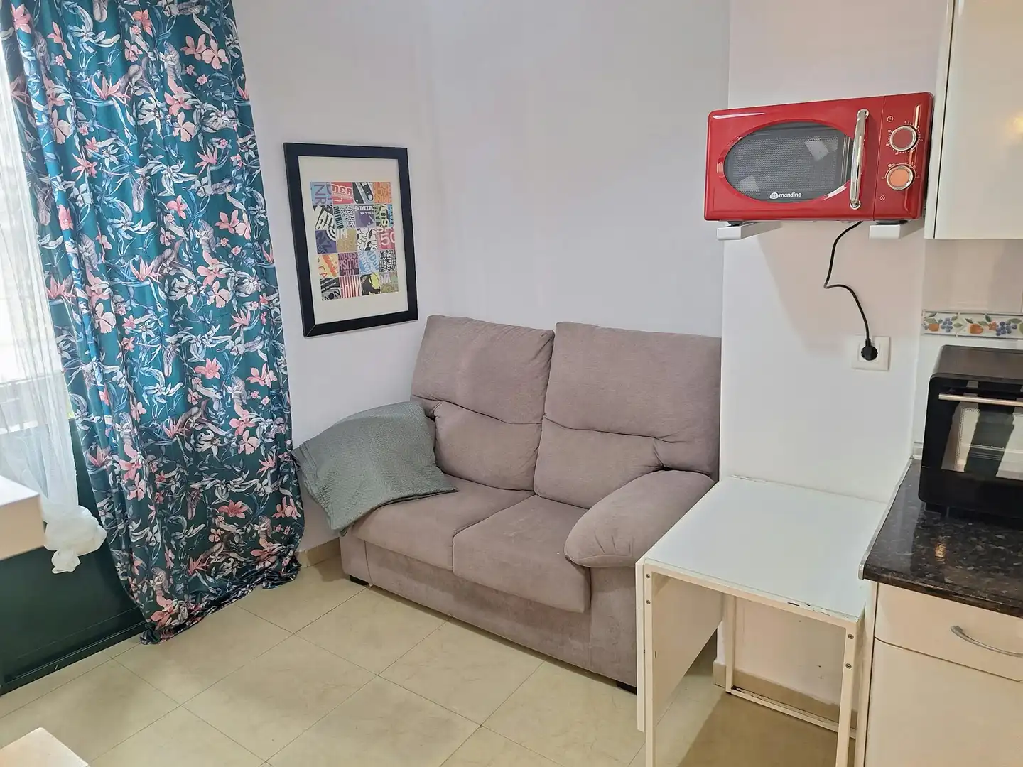 Wohnzimmer von Wohnung zur untervermieten in Sevilla mit Heizung, Möbliert und Waschmaschine