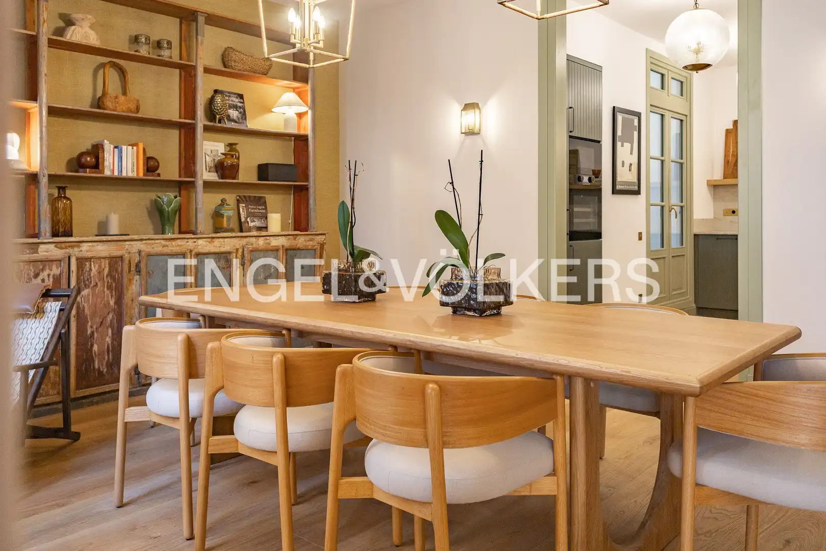 Esszimmer von Wohnung zum Verkauf in Barcelona mit Klimaanlage, Heizung und Parkett