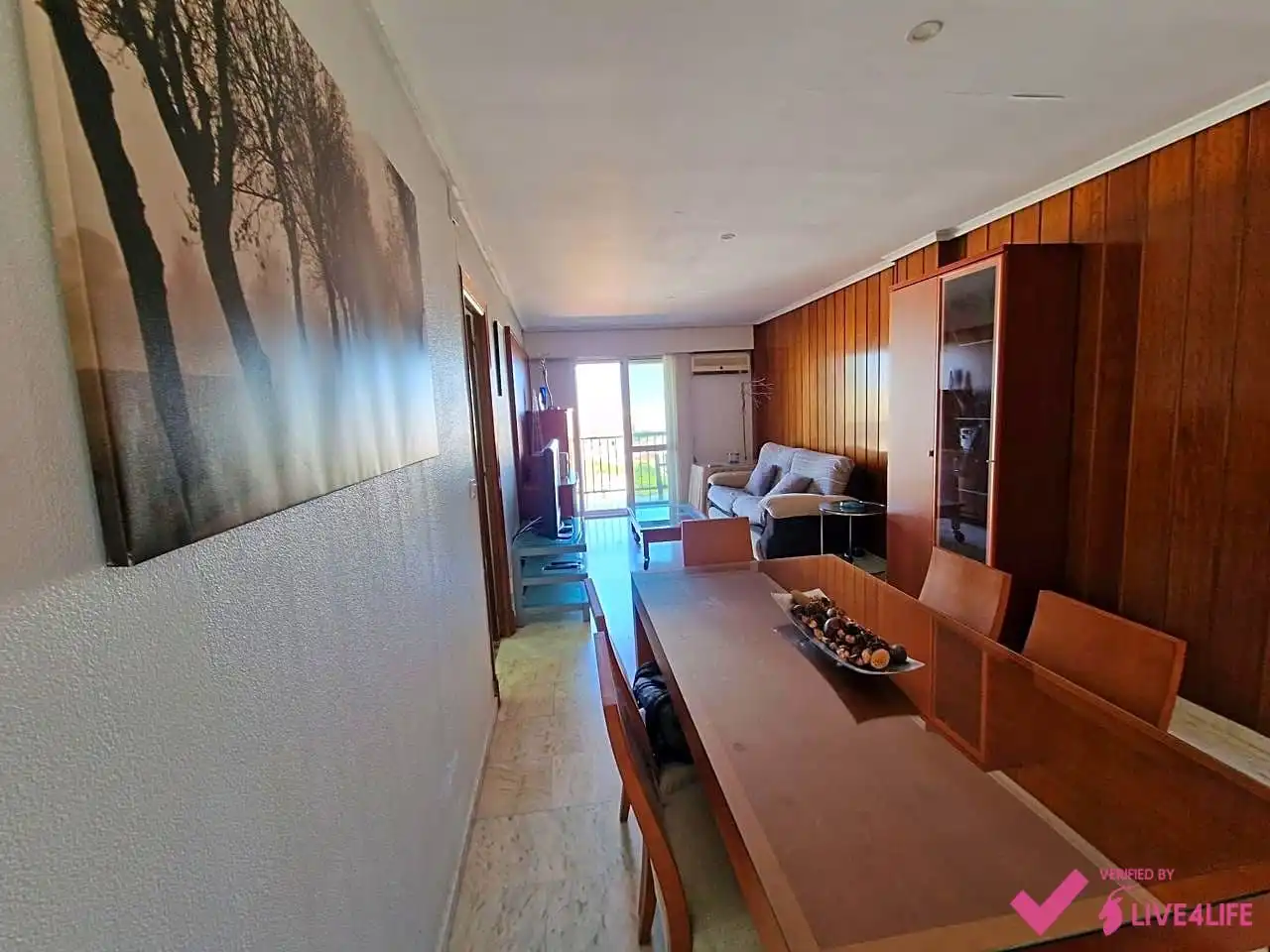 Sala de estar de Piso de alquiler en Sevilla con Aire acondicionado, Calefacción y Terraza