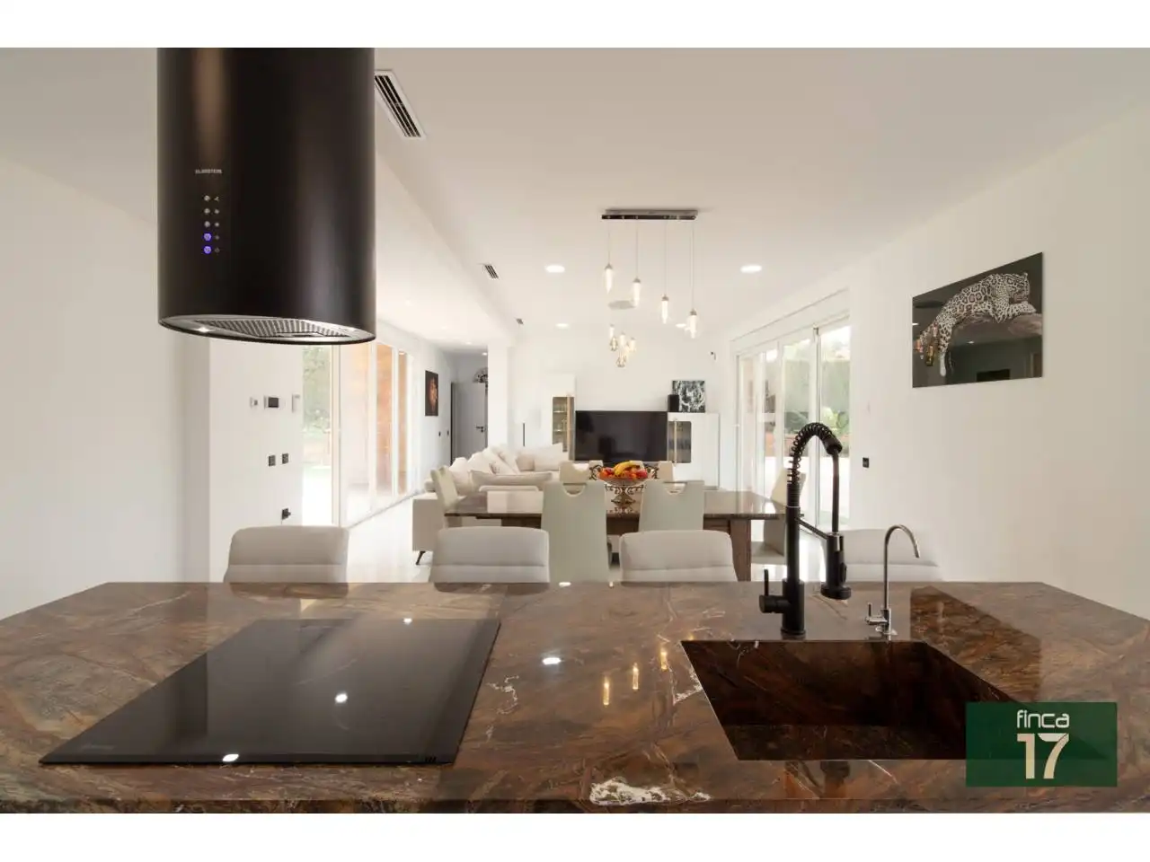 Cocina de Casa o chalet en venta en Petrer con Aire acondicionado, Jardín privado y Terraza