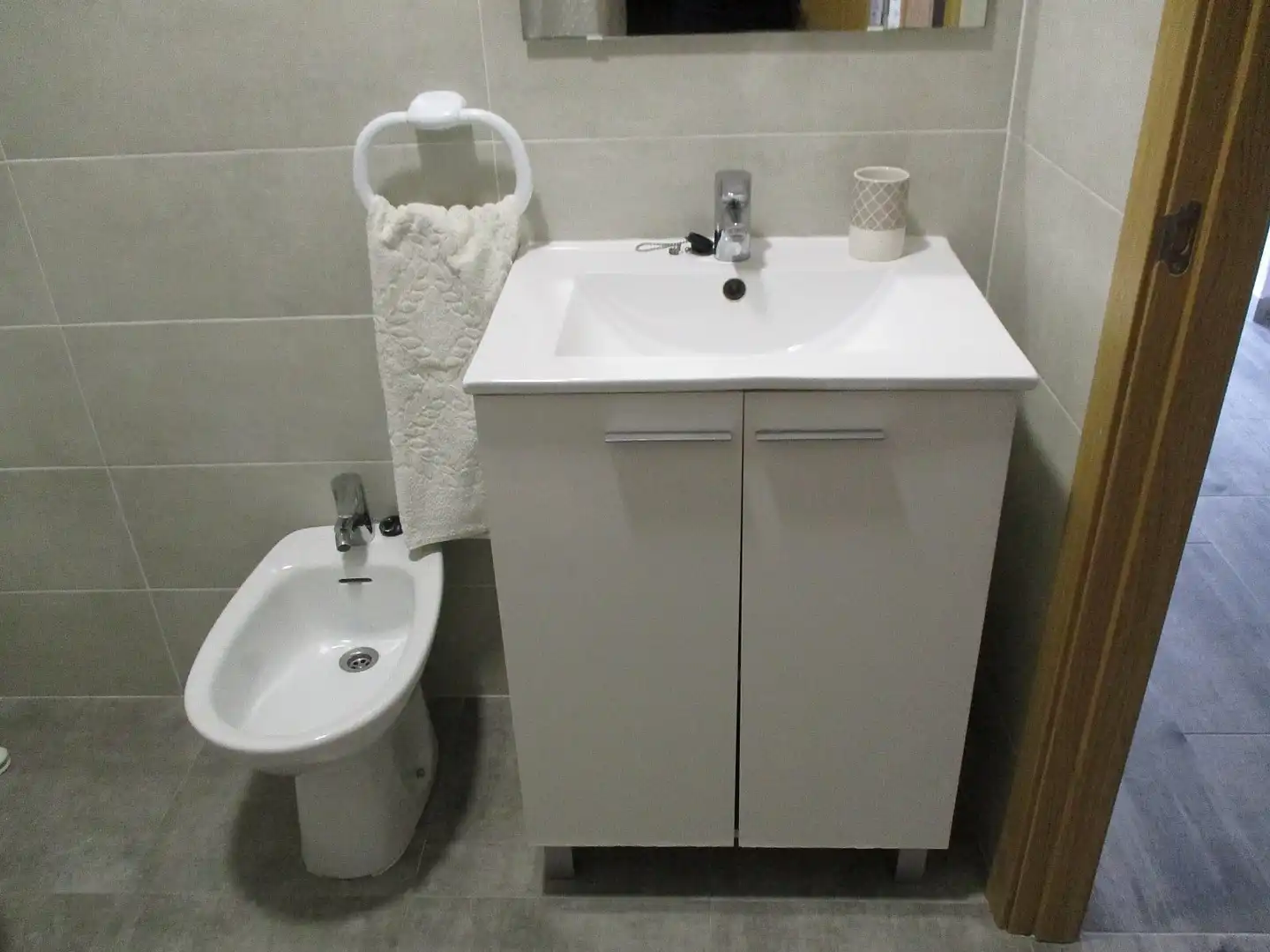 Baño de Apartamento en venta en Cullera con Aire acondicionado, Terraza y Amueblado