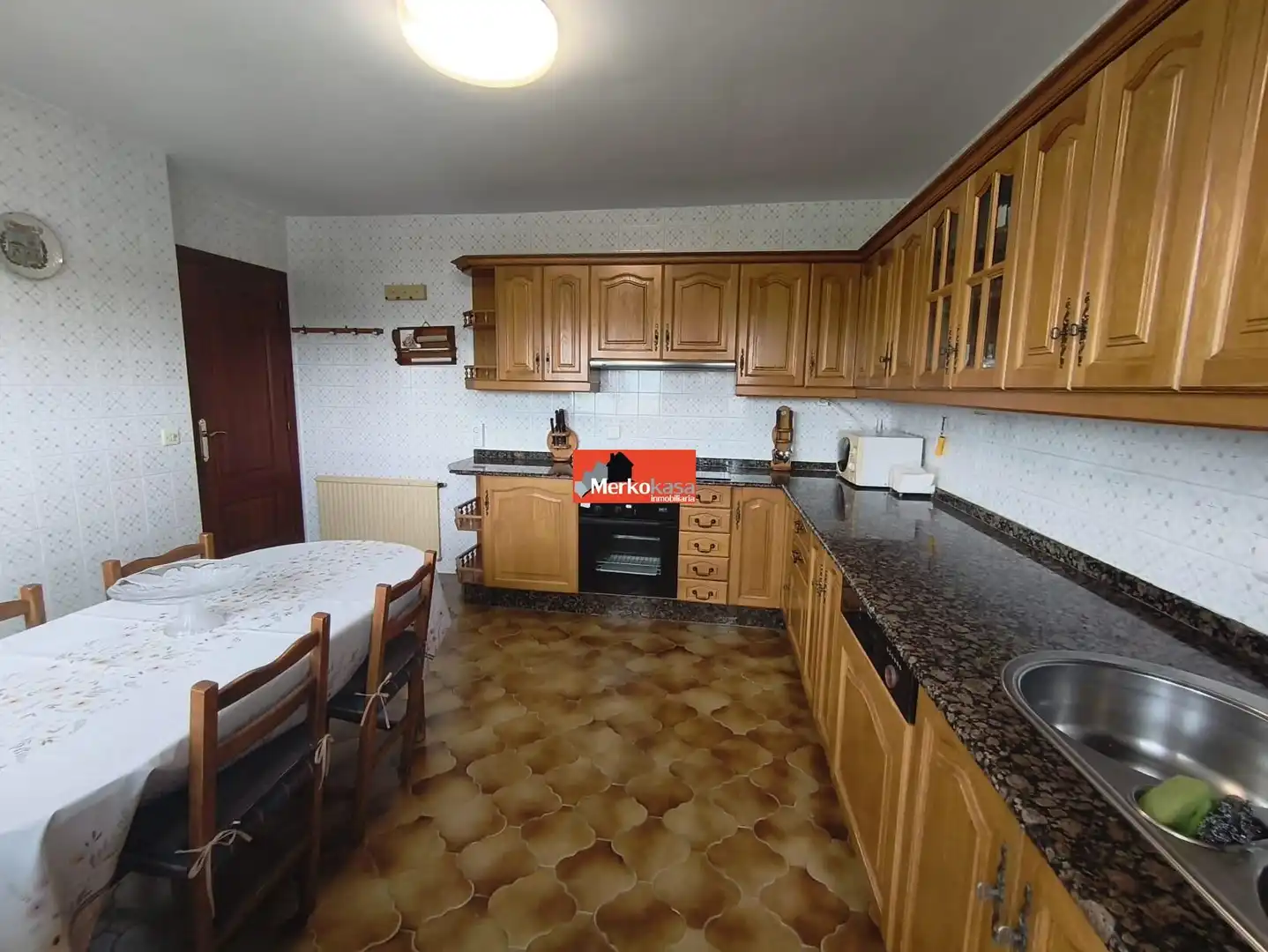 Kitchen of Flat for rent in Lugo  with Heating, Furnished and Balcony