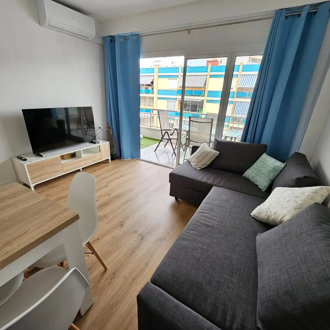 Wohnzimmer von Wohnung zur Miete in Gandia mit Heizung, Terrasse und Balkon