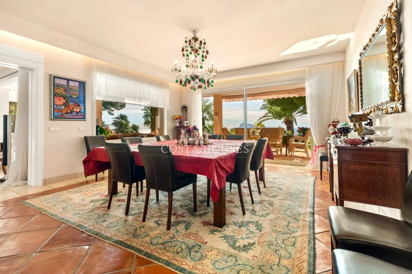 Comedor de Casa o chalet en venta en Altea con Aire acondicionado, Jardín privado y Terraza