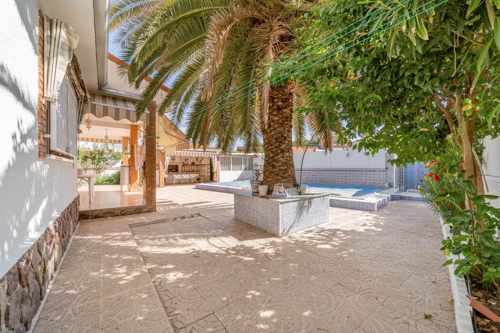 Terraza de Casa o chalet en venta en El Álamo con Aire acondicionado, Calefacción y Jardín privado