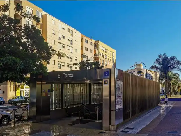 Außenansicht von Wohnung zur Miete in Málaga mit Klimaanlage und Möbliert