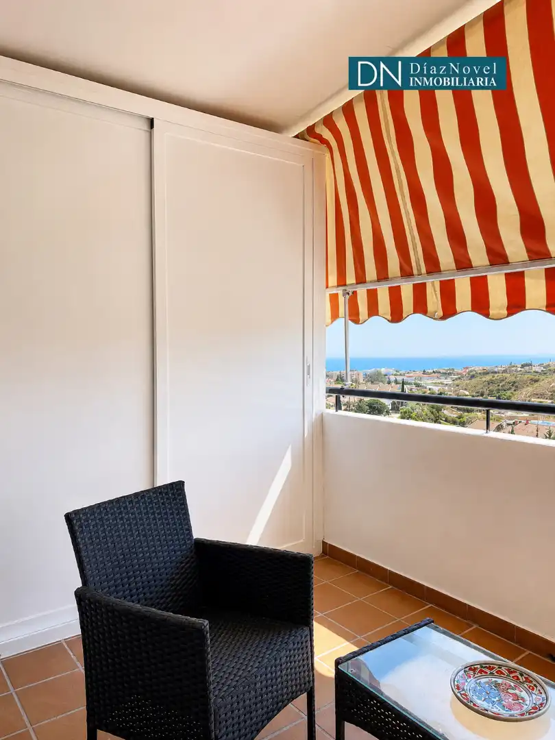 Terraza de Piso de alquiler en Rincón de la Victoria con Aire acondicionado, Terraza y Amueblado