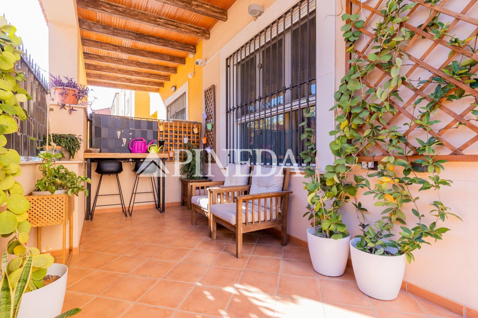 Terrace of Single-family semi-detached for sale in Puçol  with Air Conditioner and Heating