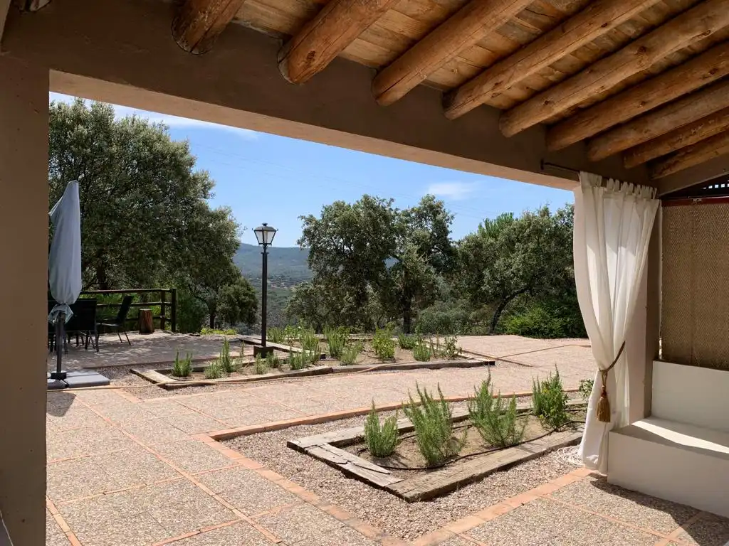 Terraza de Casa o chalet en venta en Los Navalucillos con Aire acondicionado, Calefacción y Jardín privado