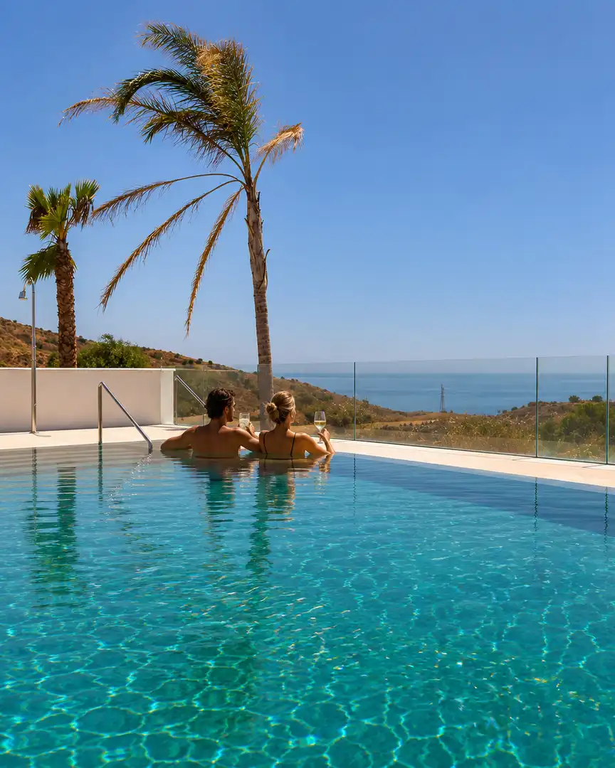 Swimming pool of Ground floor for sale in Ojén  with Air Conditioner, Private garden and Terrace