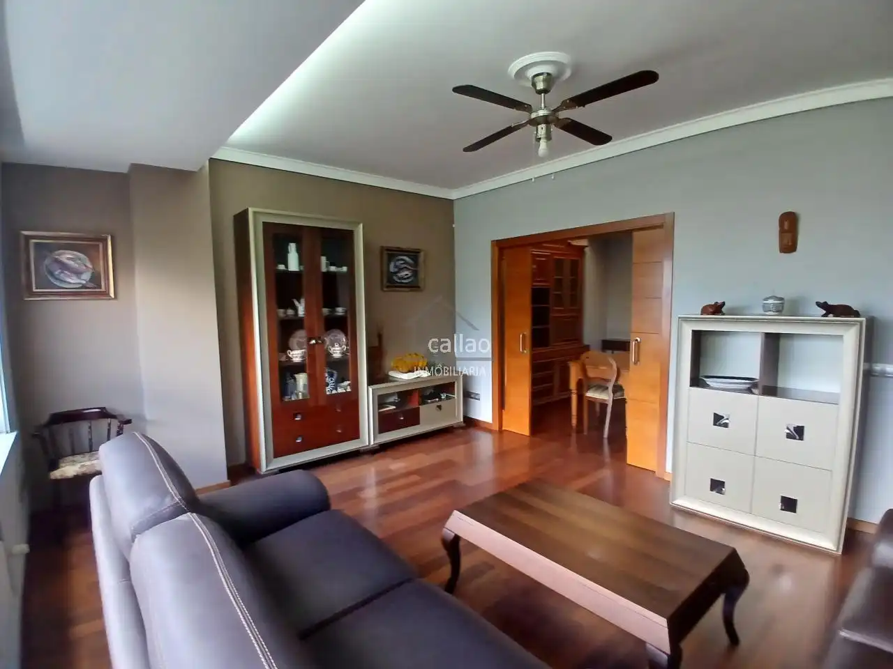 Sala de estar de Piso de alquiler en Ferrol con Calefacción, Parquet y Trastero