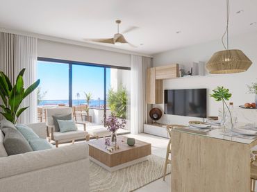 Apartament amb balcó en venda a Los Cuarteros