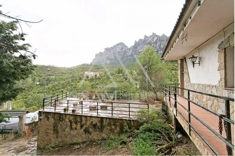 Terrassa de Casa o xalet en venda en Marganell amb Calefacció, Jardí privat i Balcó